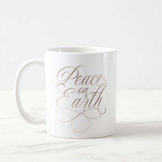 Mug Elaborer, Elegant Peace on Earth scénario en faux (Gauche)