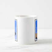 Mug Élan Bugling en Hiver - Art Animalier Original (Centre)
