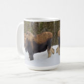 Mug Élan d'Alaska - 15 oz. (Devant gauche)