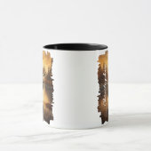 Mug Élan dans le reflet du lac brumeux (Centre)