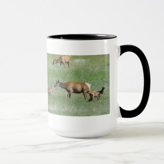 Mug Élan femelle et petits d'E3 (Droite)