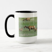 Mug Élan femelle et petits d'E3 (Gauche)