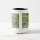 Mug Élan femelle et petits d'E3 (Centre)