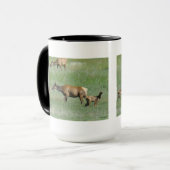 Mug Élan femelle et petits d'E3 (Devant gauche)