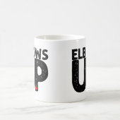 Mug ELBOWS UP Bold Distressed Typographie (Centre)