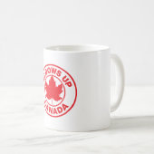 Mug Elbows Up Canada (Devant droit)