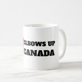 Mug Elbows Up Canada (Devant droit)