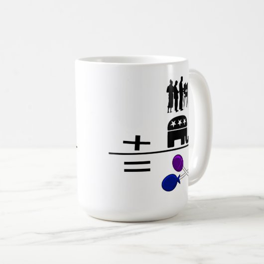 Mug Électeurs Plus Le GOP Equal Suckers (Devant droit)