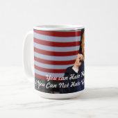Mug Élection 2024 de la déclaration patriotique Donald (Devant gauche)