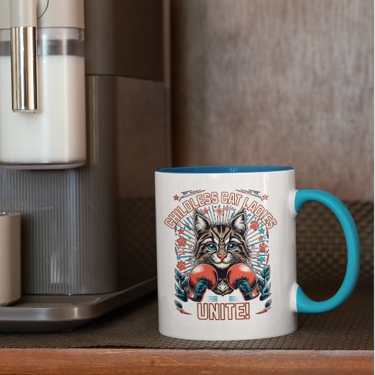 Mug Élection de Children less Cat Ladies Unite 2024