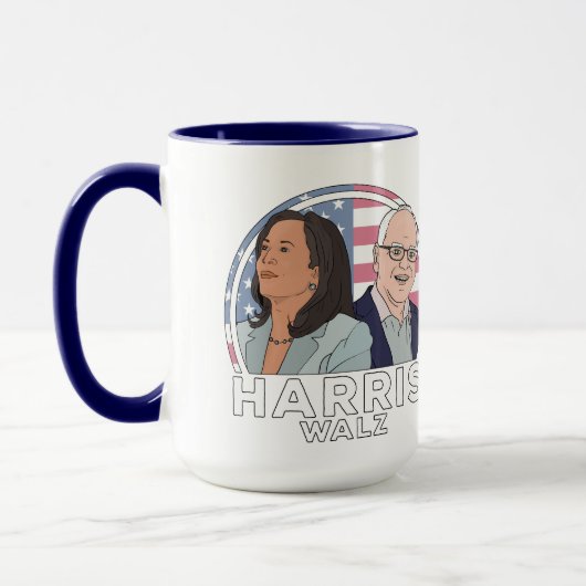 Mug Élection de Harris Walz (Gauche)