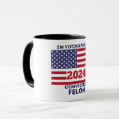 MUG ÉLECTION, DRAPEAU AMÉRICAIN (Devant gauche)