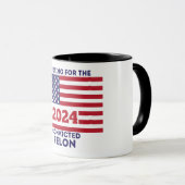 MUG ÉLECTION, DRAPEAU AMÉRICAIN (Devant droit)