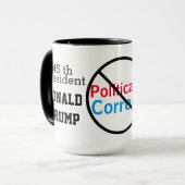 Mug Élection du président Donald Trump en 2020 (Devant gauche)