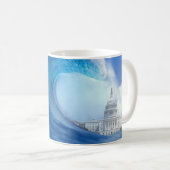 Mug Élection du tsunami bleu 2024 (Devant droit)
