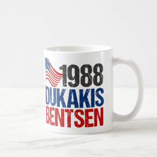 Mug Élection rétro Dukakis Bentsen 1988
