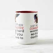 Mug Élections américaines conservatrices, républicaine (Centre)