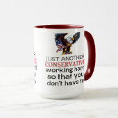 Mug Élections américaines conservatrices, républicaine (Devant droit)