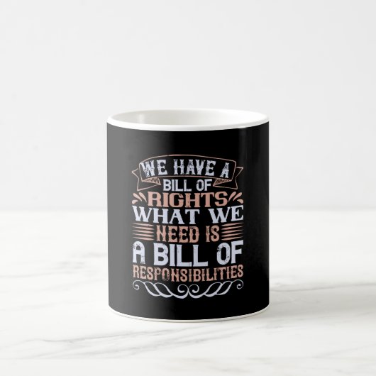 Mug Élections américaines - Nous avons une déclaration (Centre)