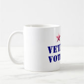 Mug Élections intermédiaires 2026 Vétérans votent bleu (Gauche)