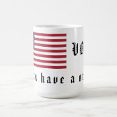 Mug Élections patriotiques aux élections USA Changemen (Centre)