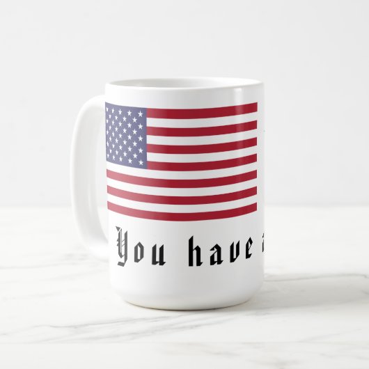 Mug Élections patriotiques aux élections USA Changemen (Devant gauche)