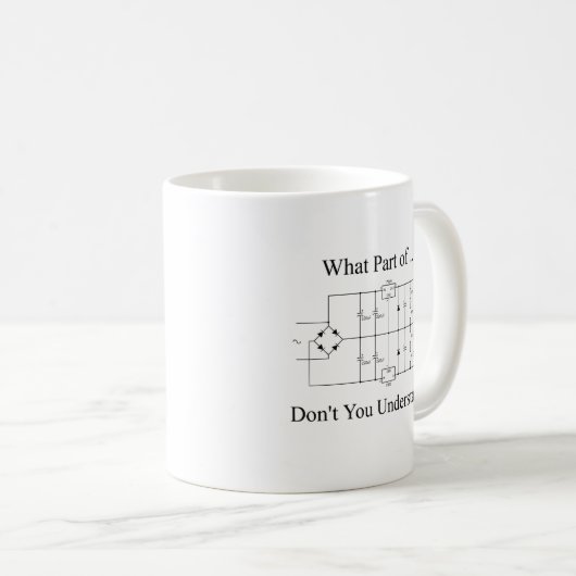 Mug Electrical Engineer Funny Engineering Sarcasm (Devant droit)