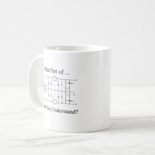 Mug Electrical Engineer Funny Engineering Sarcasm (Devant gauche)