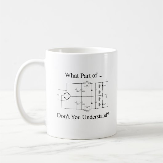 Mug Electrical Engineer Funny Engineering Sarcasm (Gauche)