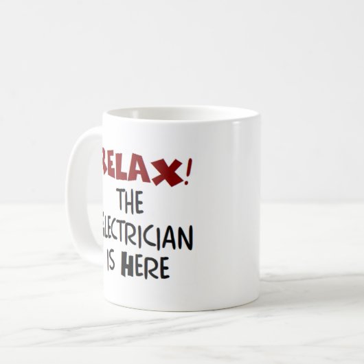 Mug electrician is here (Devant gauche)