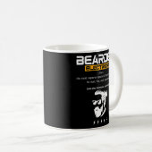 Mug Électricien à coeur Définition Lineman d'électrici (Devant droit)