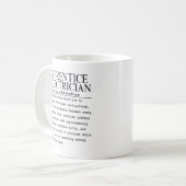 Mug Électricien apprenti (Devant gauche)