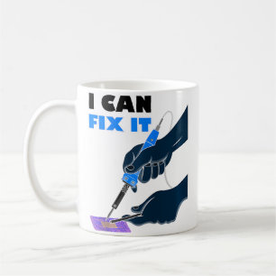 Mug Électricien artisan de tension Électro travailleur