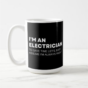 Mug Électricien Citation Drôle