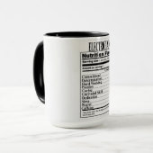 Mug Électricien Nutrition Factures (Devant gauche)