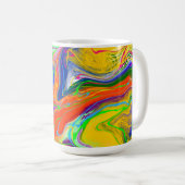 Mug Electricity Disco Balls Marble Fluid Art (Devant droit)