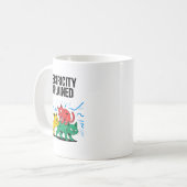 Mug Electricity Explained Funny Cat Physics Humor Scie (Devant gauche)