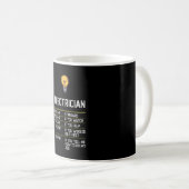 Mug électro drôle cadeau cadeau idée cadeau (Devant droit)