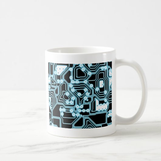 Mug ElecTRON - Bleu / Noir (Droite)