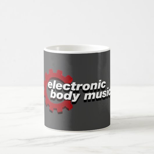 Mug Electronic Body Music EBM lettrage (Centre)