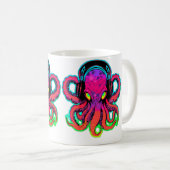 Mug Electronic Music Summer Festival Trippy Octopus Ed (Devant droit)
