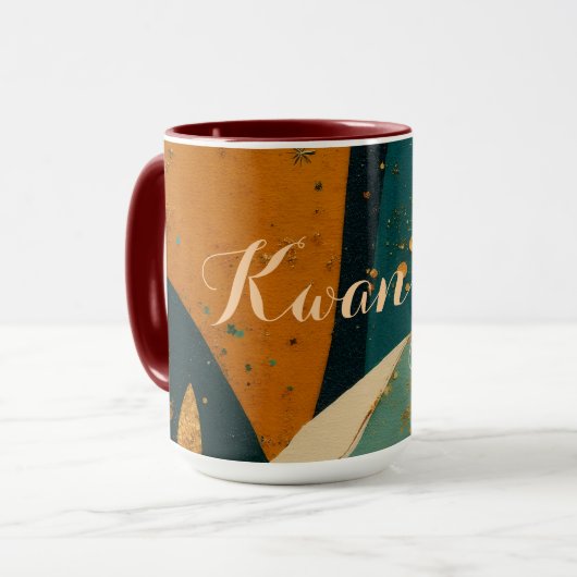 Mug Élégance de la fête de Kwanzaa  (Devant gauche)