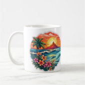 Mug Élégance de la nature - Belle conception de beauté (Gauche)