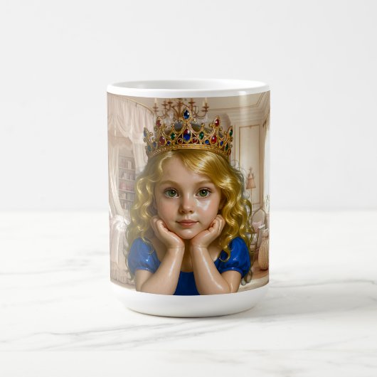 Mug Élégance de la Princesse Dorée (Centre)