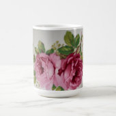 Mug Élégance de la rose rose (Centre)