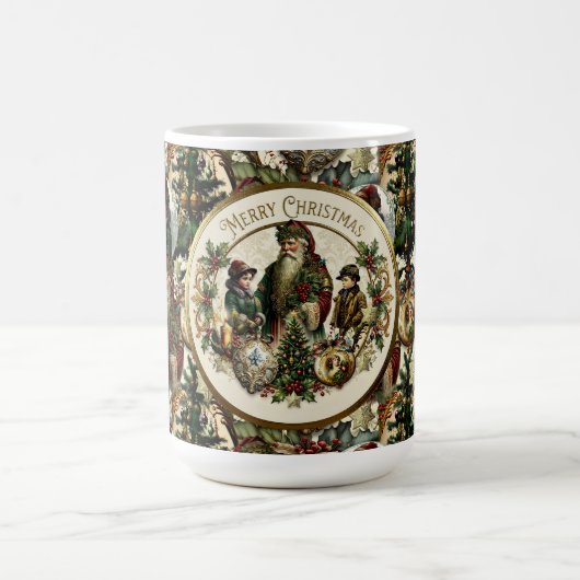 Mug Élégance de Noël victorien (Centre)