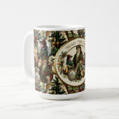 Mug Élégance de Noël victorien (Devant gauche)