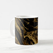 Mug Elégance dorée : La Magie splendide de Marbling (Devant gauche)