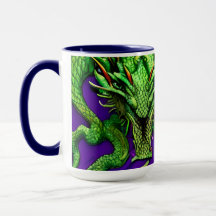Mug Élégance Dragon Vert Émeraude