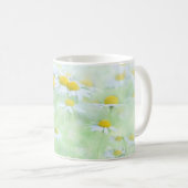 Mug Élégance du champ de marguerite blanche (Devant droit)